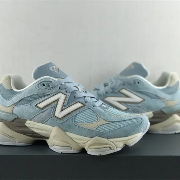 New Balance 9060 Mens Sneakers in Blue Haze and Beige - Picture 10 of 15